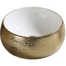 Раковина CeramaLux 40 С1063 Золотая