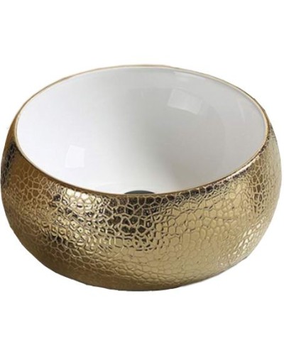 Раковина CeramaLux 40 С1063 Золотая