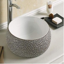 Раковина CeramaLux 40 78217 Серебряная