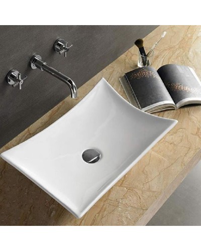 Раковина CeramaLux 57 7701B Белая