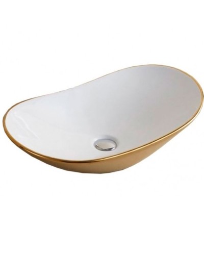 Раковина CeramaLux 61 7811AJW Золотая