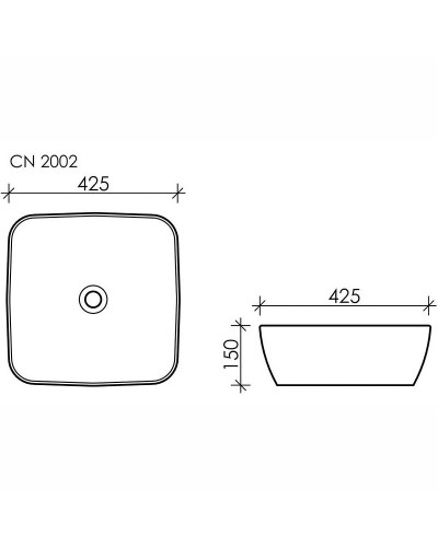 Раковина Ceramica Nova Form 42 CN2002 Белая