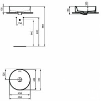 Раковина-чаша Ideal Standard Strada II Round Vessel 45 T296101 Euro White