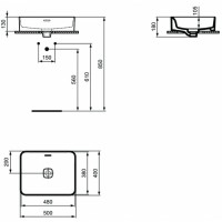 Раковина-чаша Ideal Standard Strada II Vessel 50 T296501 Euro White