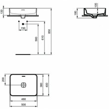 Раковина-чаша Ideal Standard Strada II Vessel 50 T296501 Euro White