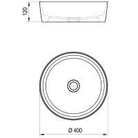 Раковина-чаша Ravak Uni 40 XJX01140001 Белая