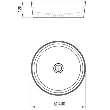 Раковина-чаша Ravak Uni 40 XJX01140001 Белая