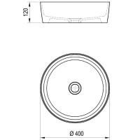 Раковина-чаша Ravak Uni Slim 40 XJX01140002 Белая