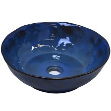 Раковина-чаша Bronze de Luxe Salamander 39 2000 Сине-коричневый глянец