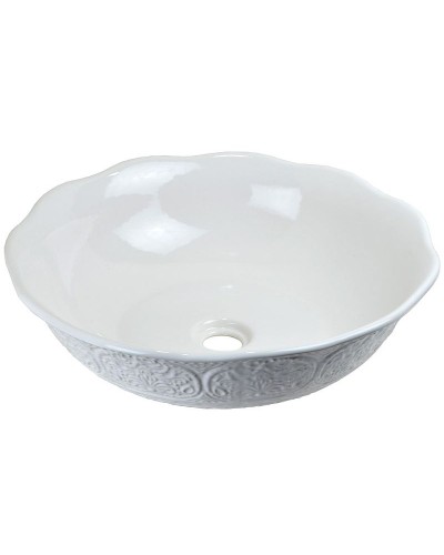 Раковина-чаша Bronze de Luxe 44 2421 Белый глянец