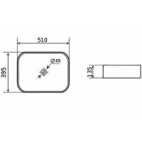 Раковина-чаша Timo Soli TK-305MB Черная матовая