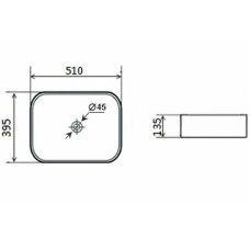Раковина-чаша Timo Soli TK-305MB Черная матовая