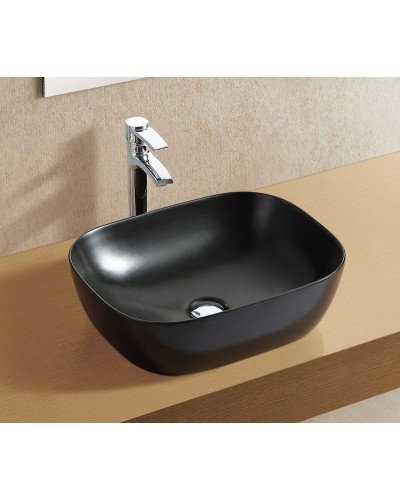 Раковина-чаша CeramaLux 49 78104MB Черная матовая
