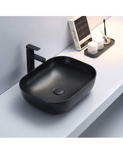 Раковина-чаша CeramaLux 49 78104MB Черная матовая