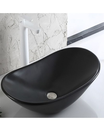 Раковина-чаша CeramaLux 61 7811AMB Черная матовая