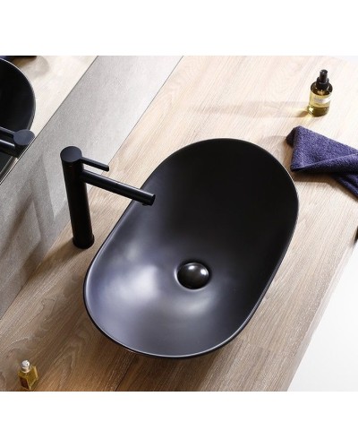 Раковина-чаша CeramaLux 61 7811AMB Черная матовая