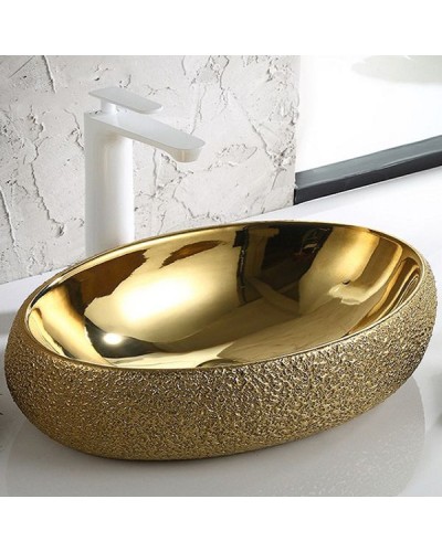 Раковина-чаша CeramaLux 49 433-1 Золотая