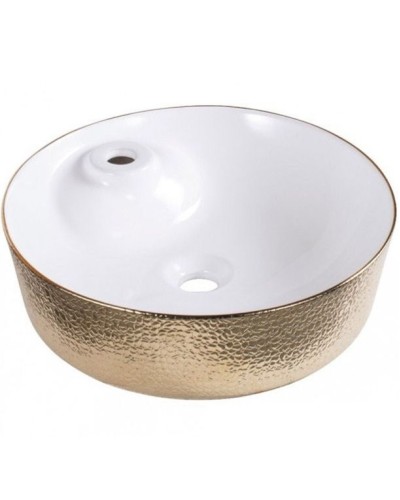 Раковина-чаша CeramaLux 43 D1306H025 Белая Золотая
