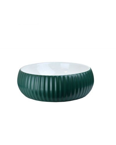 Раковина-чаша Bronze de Luxe 40 1382 Изумрудный глянец Белый глянец