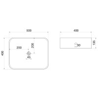 Раковина-чаша Owl 1975 Vind 50 OWLB191037 Белая глянцевая