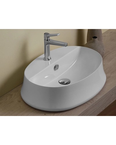 Раковина чаша 60х42 см Simas Sharp SH05bix1