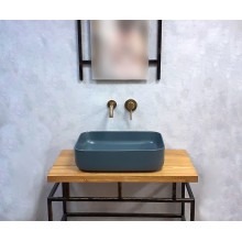 Раковина-чаша Bronze de Luxe Scandi 50 6127-DGM Серая матовая