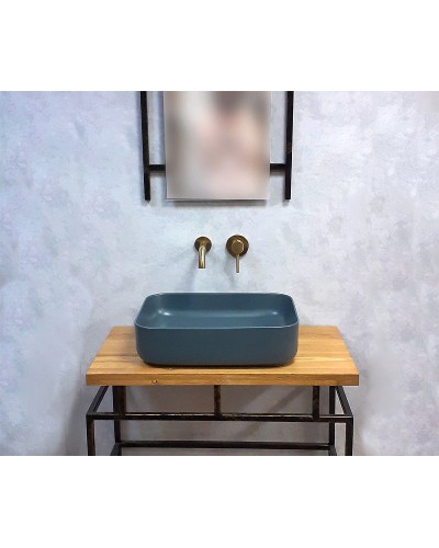 Раковина-чаша Bronze de Luxe Scandi 50 6127-DGM Серая матовая