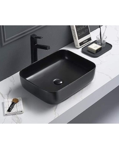 Раковина-чаша CeramaLux 50 2105-1МВ Черная матовая