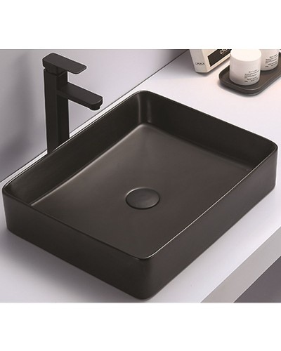 Раковина-чаша CeramaLux 50 7050KMB Черная матовая