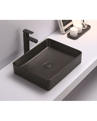 Раковина-чаша CeramaLux 50 7050KMB Черная матовая