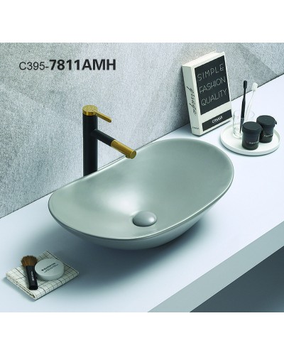 Раковина-чаша CeramaLux 61 7811AMH-5 Светло-серая