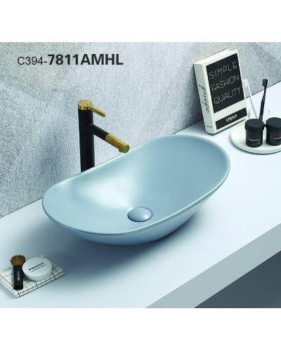 Раковина-чаша CeramaLux 61 7811AMHL-4 Голубая