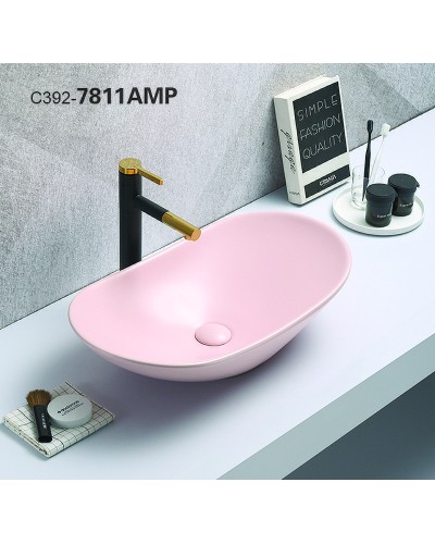 Раковина-чаша CeramaLux 61 7811AMP-3 Розовая
