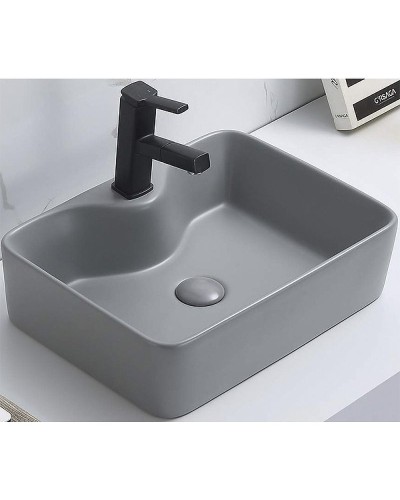 Раковина-чаша CeramaLux 48 7291MH-5 Светло-серая