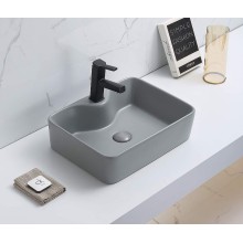 Раковина-чаша CeramaLux 48 7291MH-5 Светло-серая