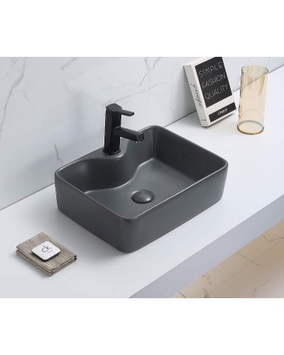 Раковина-чаша CeramaLux 48 7291MDH-2 Серая