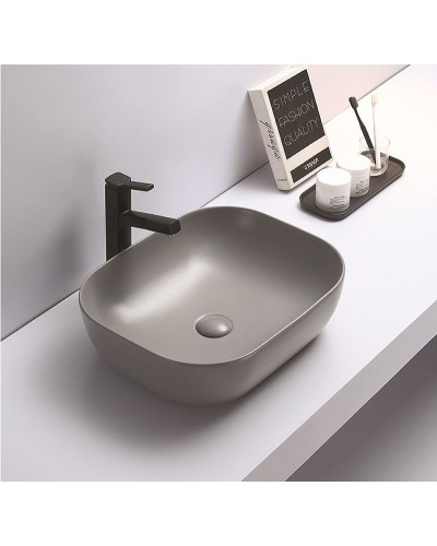 Раковина-чаша CeramaLux 50 78104MH-5 Светло-серая