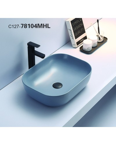 Раковина-чаша CeramaLux 50 78104MHL-4 Голубая