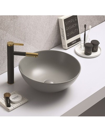 Раковина-чаша CeramaLux 41 104MH-5 Светло-серая