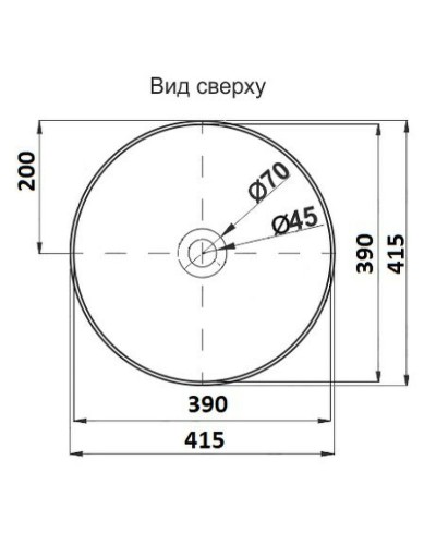 Раковина-чаша CeramaLux 41 104MC-1 Капучино
