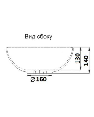 Раковина-чаша CeramaLux 41 104MC-1 Капучино