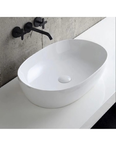 Раковина чаша 60х40 см Azzurra Elegance Circle ECI60bix0