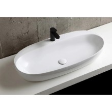 Раковина чаша 90х44 см Azzurra Elegance Circle ECI90Mbix1