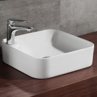 Раковина-чаша Bravat Source 43 C22238W-1-ENG Белая