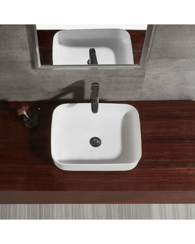 Раковина-чаша Bravat Source 50 C22250W-ENG Белая