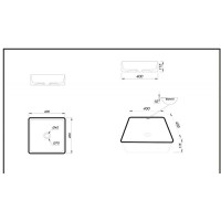 Раковина-чаша Bravat 40 C22356K-ENG Черная