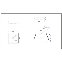 Раковина-чаша Bravat 40 C22356K-ENG Черная