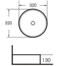 Раковина-чаша Grossman 32 GR-3021 Белая