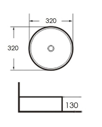 Раковина-чаша Grossman 32 GR-3021 Белая