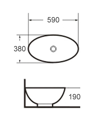 Раковина-чаша Grossman 59 GR-3022 Белая